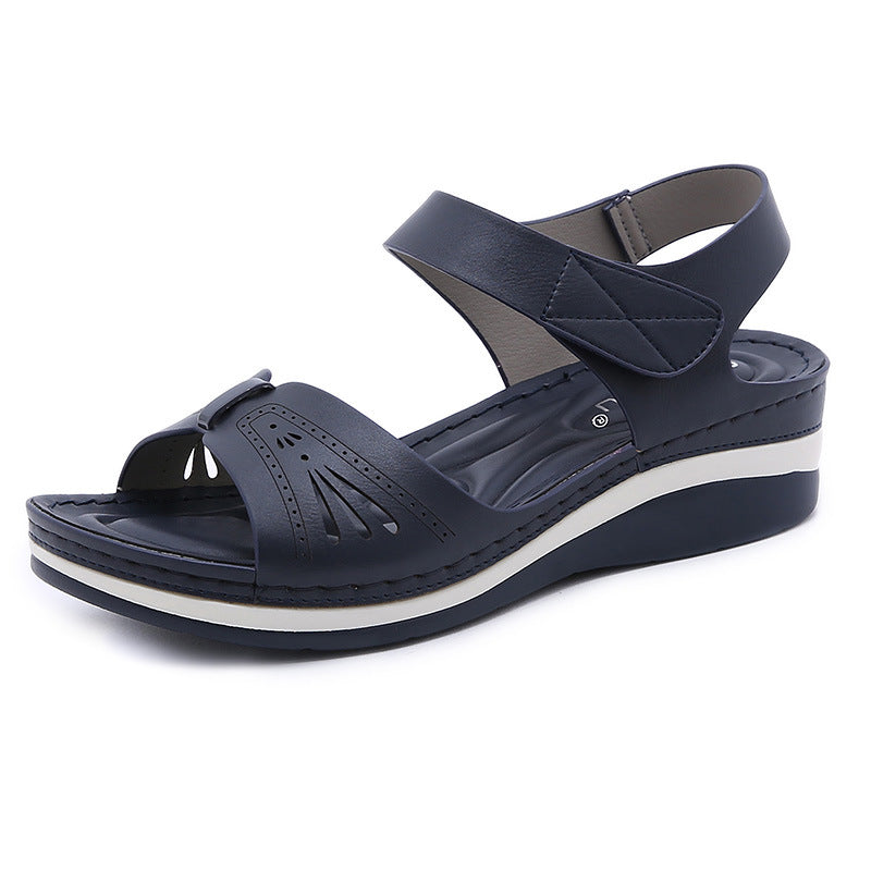 Women's Retro Massage Sponge Wedge Sandals