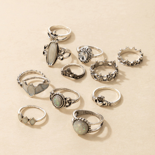 Bohemian Vintage 12PCS Ring Set
