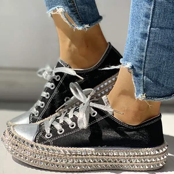 Women'S High Top Fashion Stud Leopard Print Espadrilles 36901966C