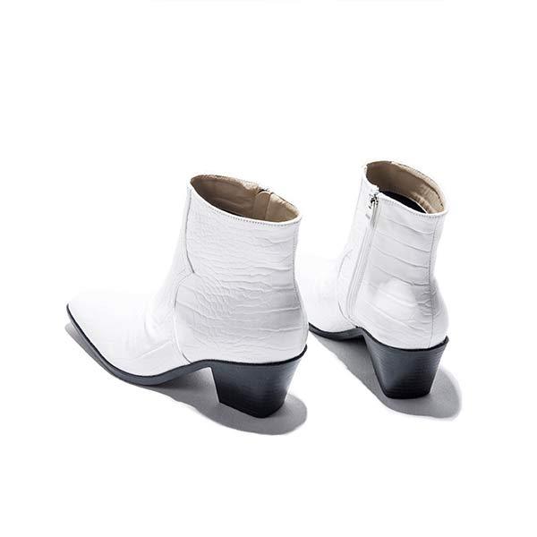 Women'S Chunky Heel Chelsea Booties 12081535C