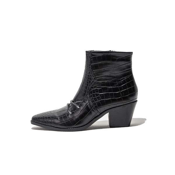 Women'S Chunky Heel Chelsea Booties 12081535C