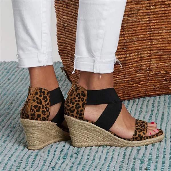 Women'S Open Toe Casual Wedges 38585070C