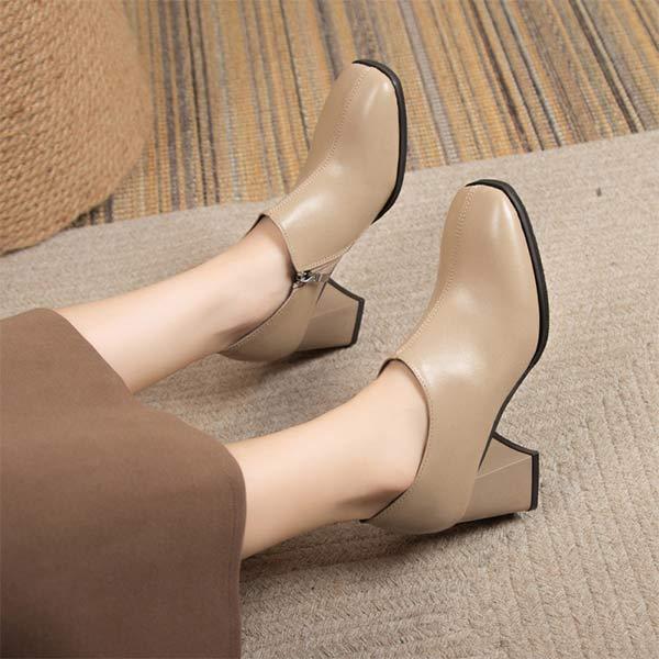 Women's Chunky Heel Fashion Shoes 19373615C
