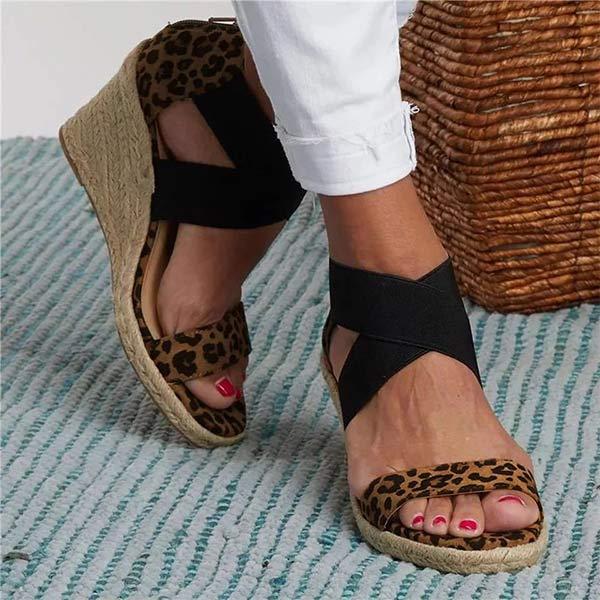 Women'S Open Toe Casual Wedges 38585070C