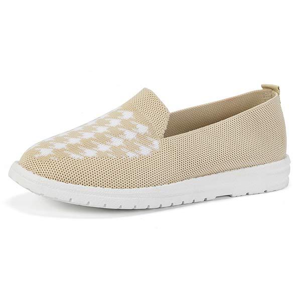 Women's Fabric Slip On Flat Casual Shoes 50121077C