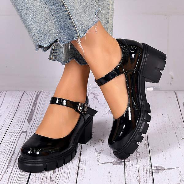 Women'S Chunky Heel Round Toe Fashion Shoes 88903993C