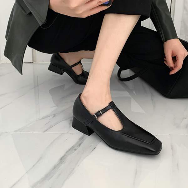 Women'S Chunky Heel Mary Jane Shoes 46501075C