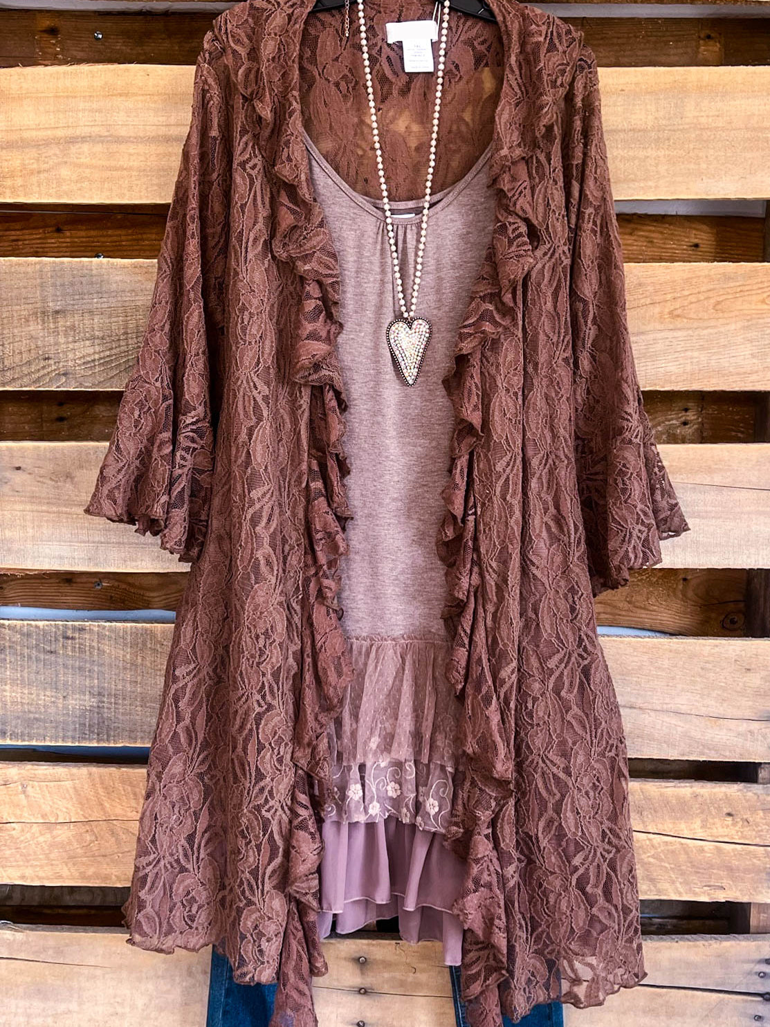 Women Floral Print Lace Hollow Top