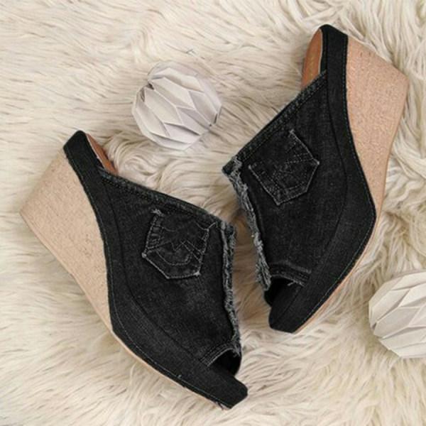 Women's Open Toe Wedge Sandals 52679077