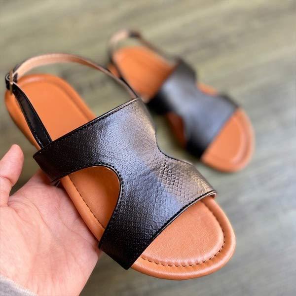 Women's Flat Fish Mouth Roman Sandals 49335202C