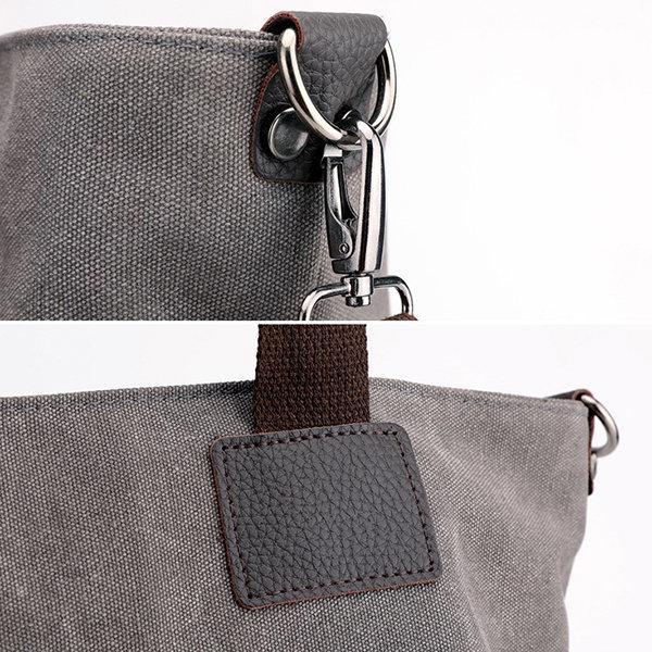 Canvas Casual Large Capacity Patchwork Handbag Crossbody Bag