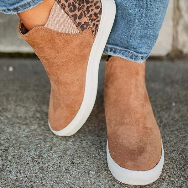 Women's Platform Round Toe Canvas Sneakers 30015112C