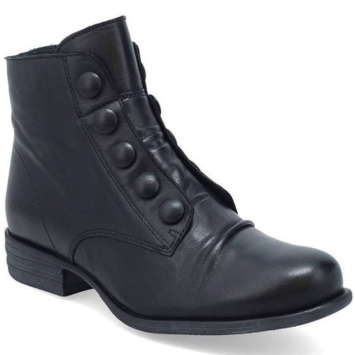 Side Zip Button Biker Boots