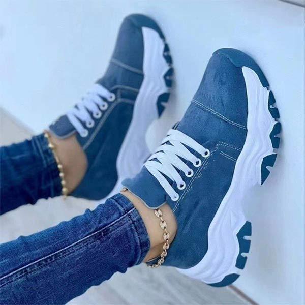 Women'S Lace-Up Casual Sneakers 55987850C