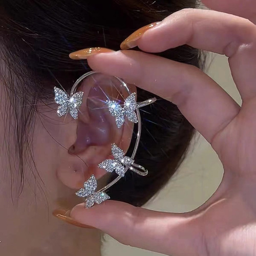 Butterfly Cuff Clip Earrings