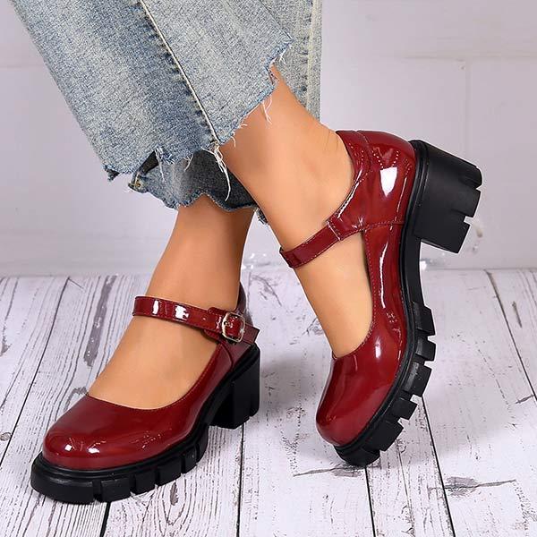 Women'S Chunky Heel Round Toe Fashion Shoes 88903993C