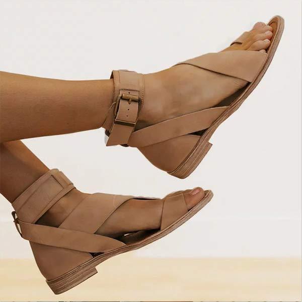 Women'S Flat Roman Sandals 71700360C