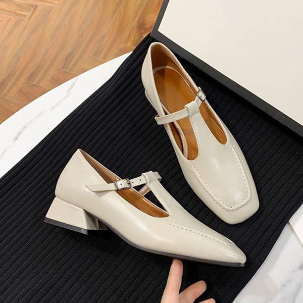 Women'S Chunky Heel Mary Jane Shoes 46501075C