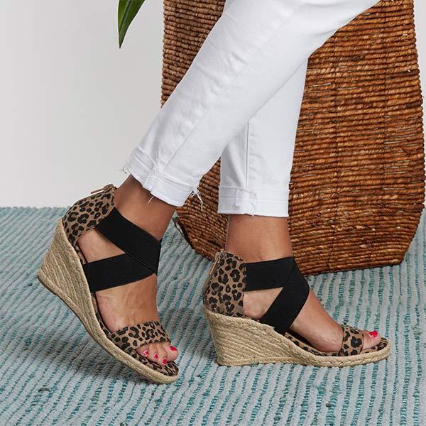 Women'S Open Toe Casual Wedges 38585070C