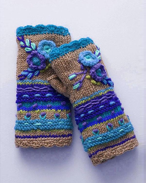 Casual Knitted Gloves Handwarmers