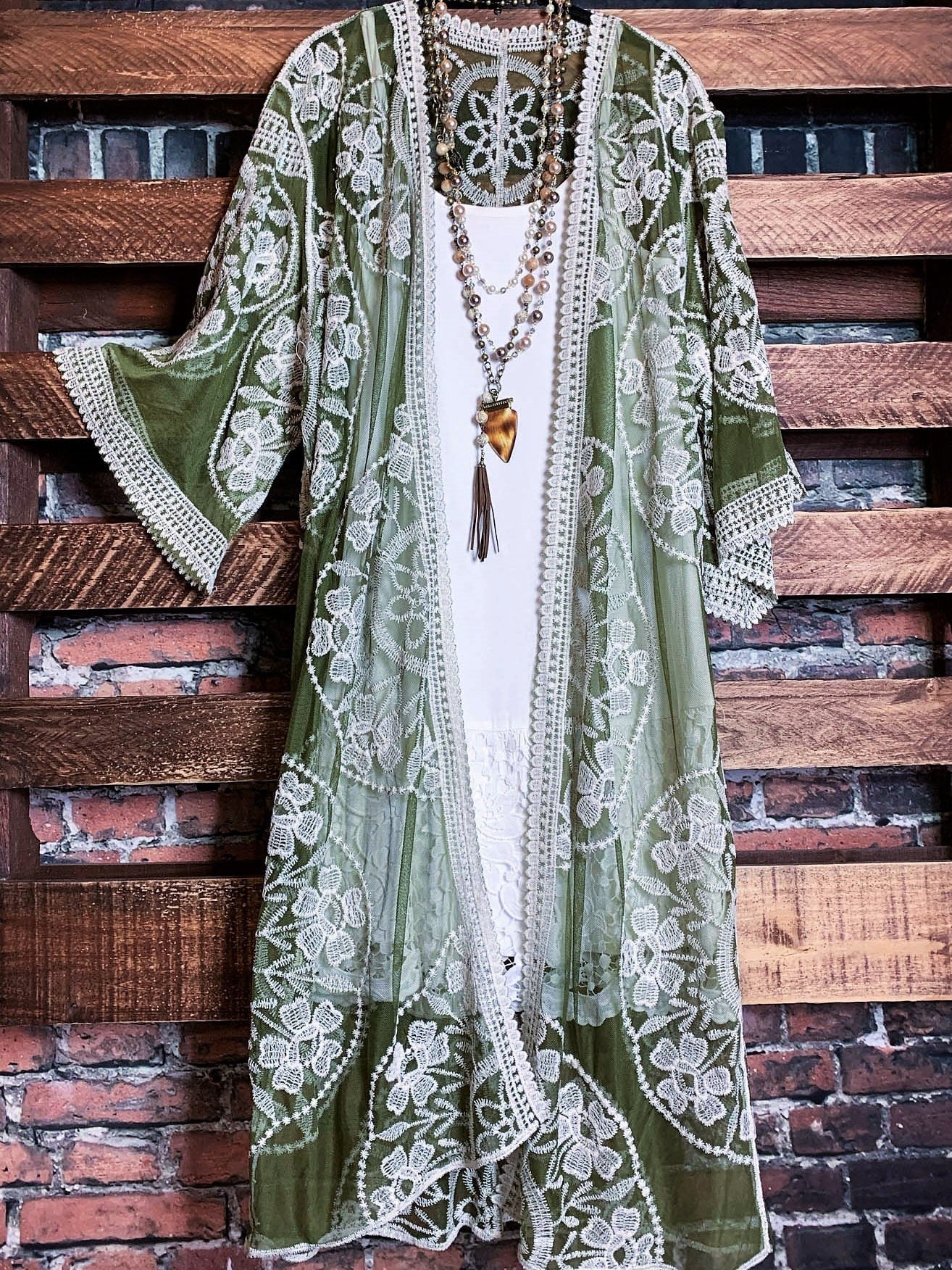 Floral Pattern Casual Loose Women Lace Top