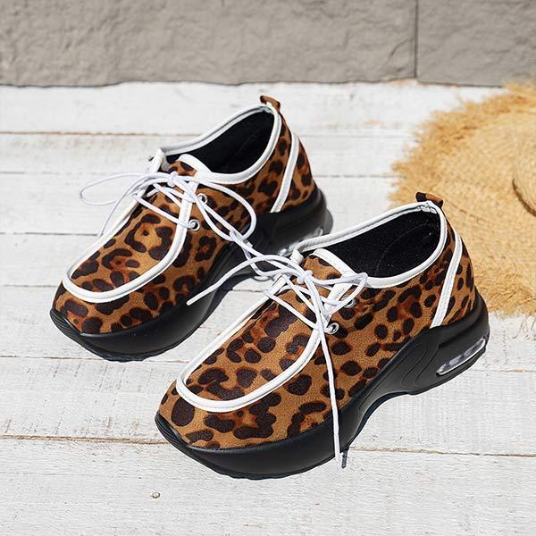 Women'S Lace-Up Casual Platform Sneakers 01853820C
