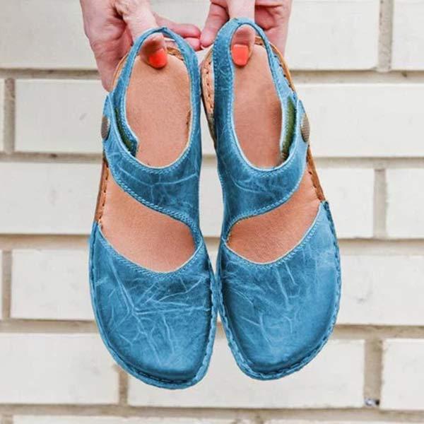 Women's Flat Round Toe Casual Sandals 48465848C