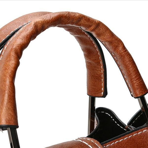Large Capacity Retro Buckle Bucket Shoulder Bag