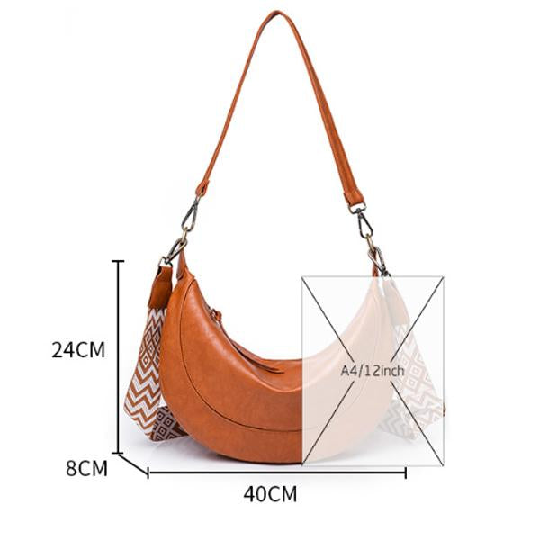 Women's Large Capacity Crescent Tote Shoulder Bag 63394052C
