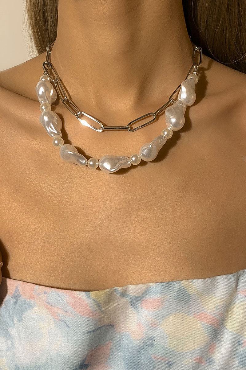 Fashion Simplicity Geometric Split Joint Necklaces