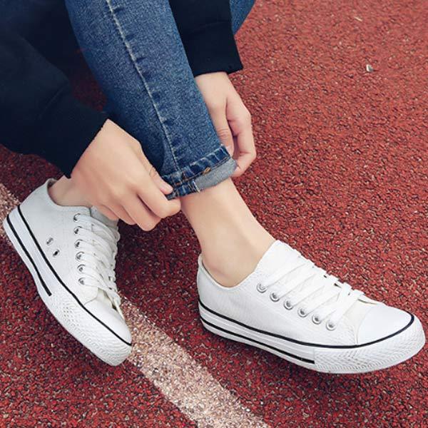 Women'S Low Top Lace Up Espadrilles 74461380C
