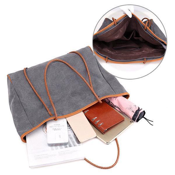 Casual Outdoor Canvas Large Capacity Shoulder Bag