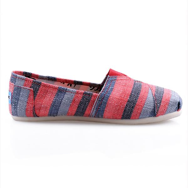 Women's Fashion Print Casual Flat Canvas Shoes 85696254S