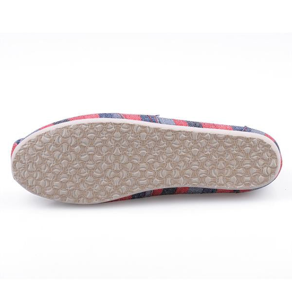 Women's Fashion Print Casual Flat Canvas Shoes 85696254S
