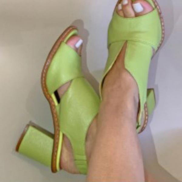 Women's Fashion Fish Mouth High Heel Breathable Sandals 57632944C