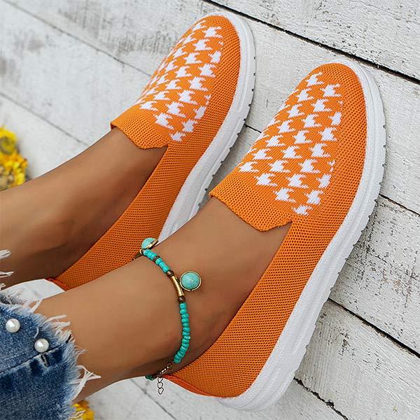 Women's Fabric Slip On Flat Casual Shoes 50121077C