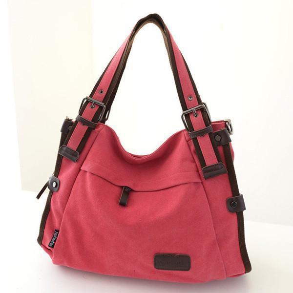 Canvas Casual Shoulder Bag Crossbody Bag Travel Handbag