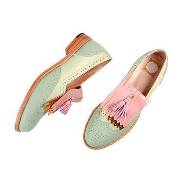 Women's Color Block Loafers 66156063C