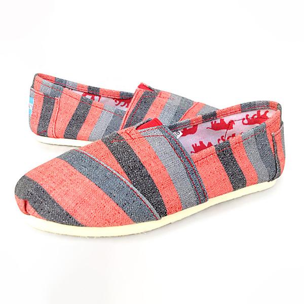 Women's Fashion Print Casual Flat Canvas Shoes 85696254S