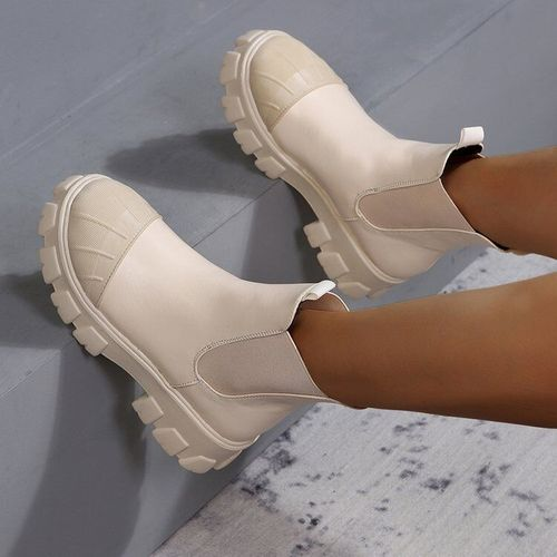 Thick-soled Motorcycle Boots