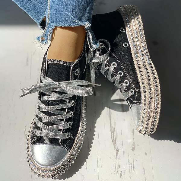 Women'S High Top Fashion Stud Leopard Print Espadrilles 36901966C