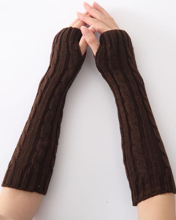 Casual Knitted Women All Season Gloves
