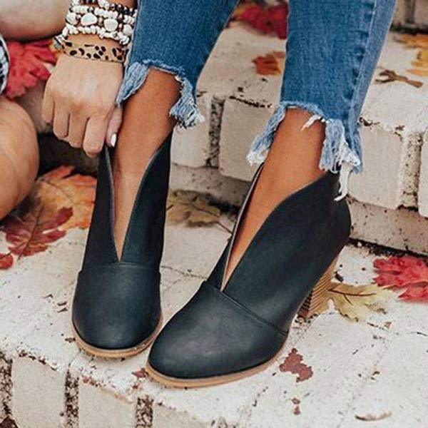 Women'S Chunky Heel Chelsea Boots 23038403C