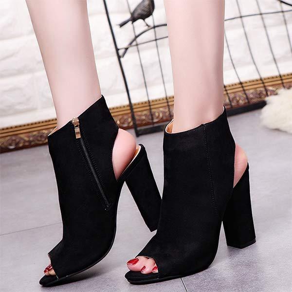 Women'S Chunky Heel High Heel Sandals 80267395C