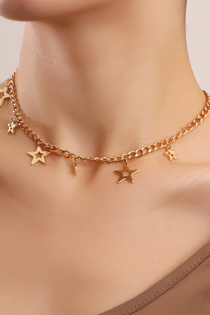 Sexy Solid Split Joint Necklaces