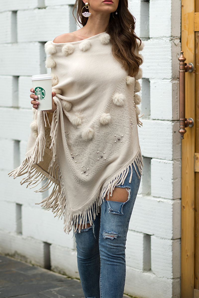 Casual Solid Patchwork O Neck Tops