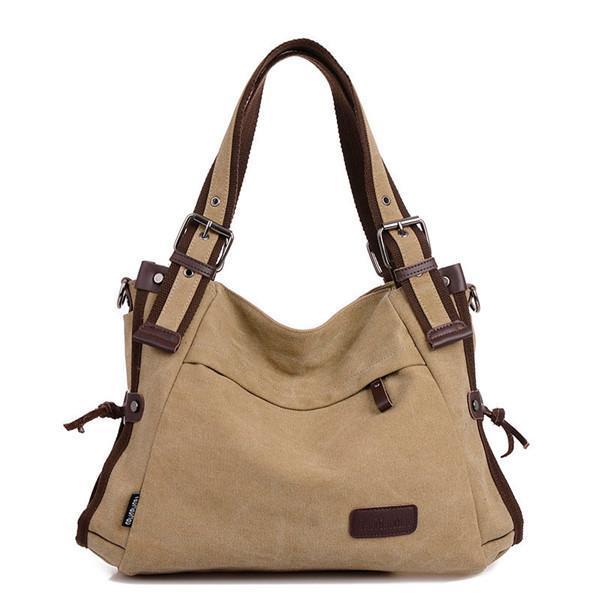 Canvas Casual Shoulder Bag Crossbody Bag Travel Handbag