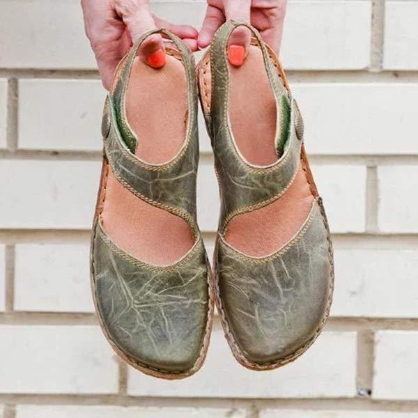 Women's Flat Round Toe Casual Sandals 48465848C