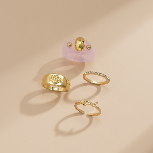 Retro Simplicity 5PCS Ring Set