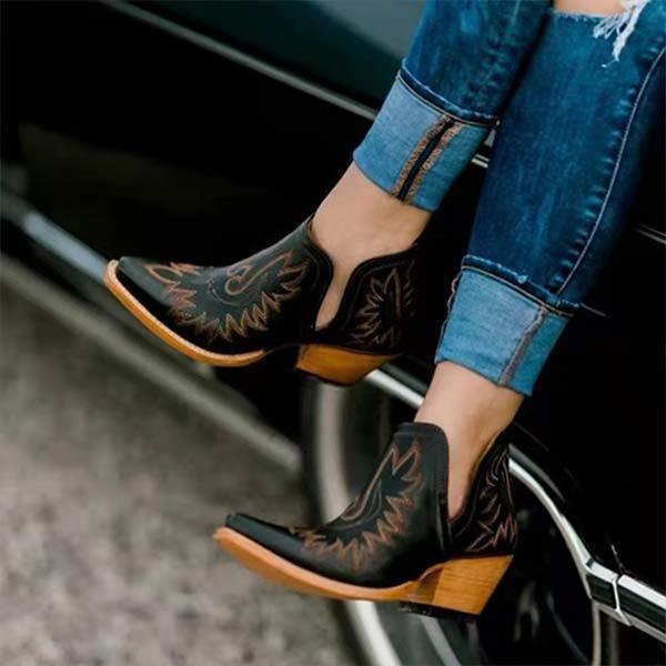 Women'S Embroidered Fashion Chelsea Boots 62848848